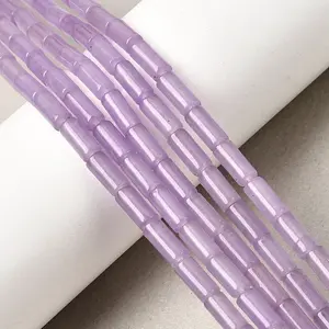 Natural White Jade Beads Strands