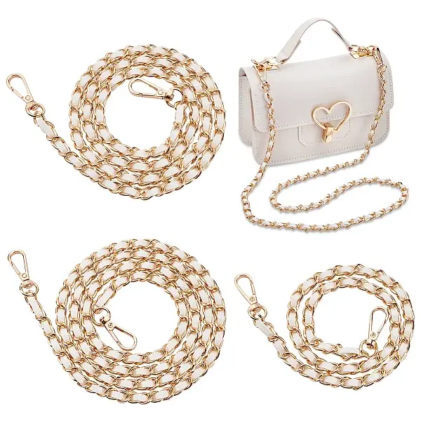 3Pcs 3 Style PU Leather Bag Handles