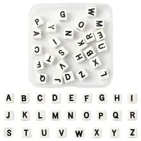 26Pcs 26 Styles Handmade Porcelain Beads