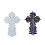 Religion Cross Shape Display Decoration DIY Silicone Mold