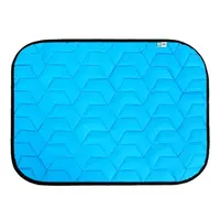 Obojstranná podložka pre psa čierno-modrá L