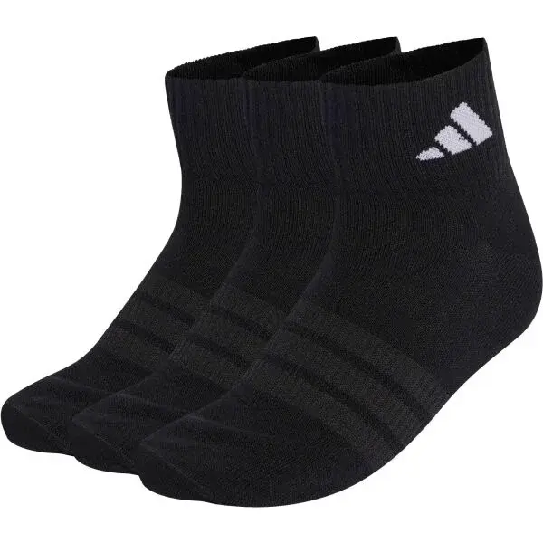 adidas T ESSENTIALS ANK 3P Ponožky, čierna, veľkosť