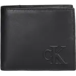 Calvin Klein BOLD CK EW BILLFOLD W/COIN Módní peněženka, černá, velikost