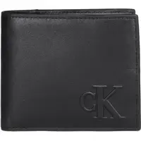 Calvin Klein BOLD CK EW BILLFOLD W/COIN Módní peněženka, černá, velikost