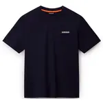 Napapijri S-SMALL BOX SS Pánské tričko, tmavě modrá, velikost