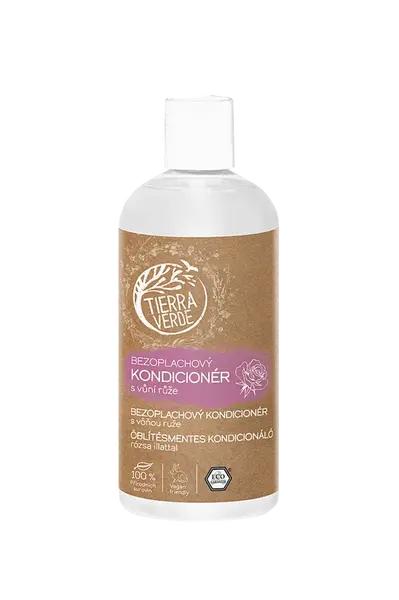 TIERRA VERDE Bezoplachový kondicionér s vůní růže refill 500 ml