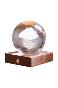 Dekorace Gingko Design Amber Crystal Light