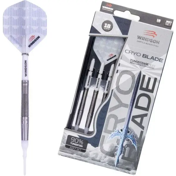 Windson CRYO BLADE 18 G Softové šipky, stříbrná, velikost