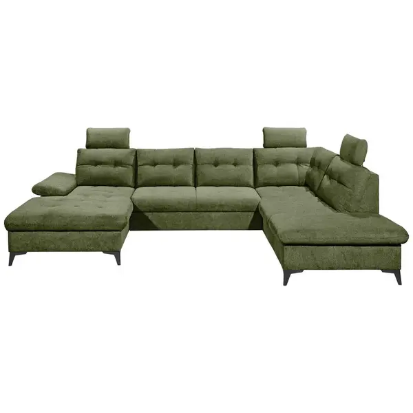 MID.YOU SEDACÍ SOUPRAVA, textil, olivově zelená