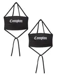 Mister Tee Šatka 'Compton'  čierna / biela