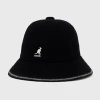 Vlněný klobouk Kangol černá barva, vlněný, K3181ST.BO013-BO013