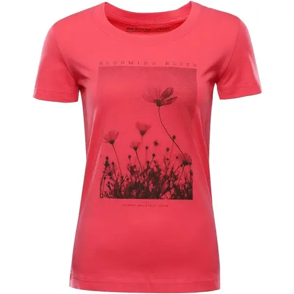 ALPINE PRO VRASA Dámské triko, růžová, velikost