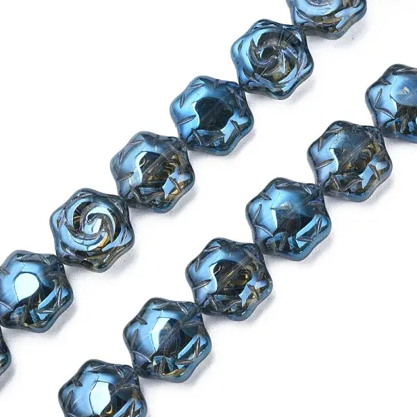 Electroplate Glass Beads Strands