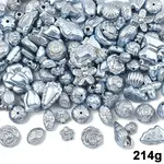 214G Pearlized Opaque Acrylic Beads