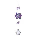 Glass Flower Hanging Ornaments