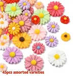 45Pcs 3 Styles Resin Cabochons Sets