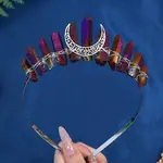 Eletroplated Quartz Crystal Hair Bands