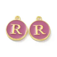 Golden Plated Alloy Enamel Charms