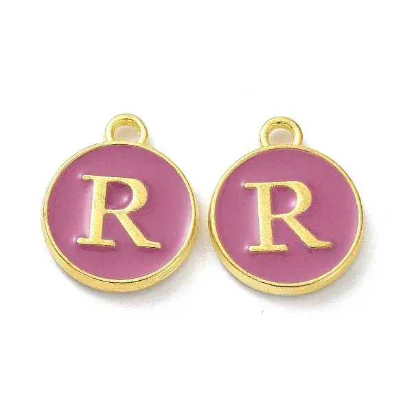 Golden Plated Alloy Enamel Charms