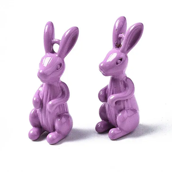 Spray Painted Brass Pendants