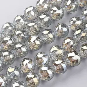 Electroplate Glass Bead Strands