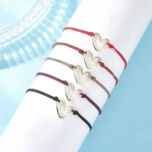 Brass Braided Bead Bracelets