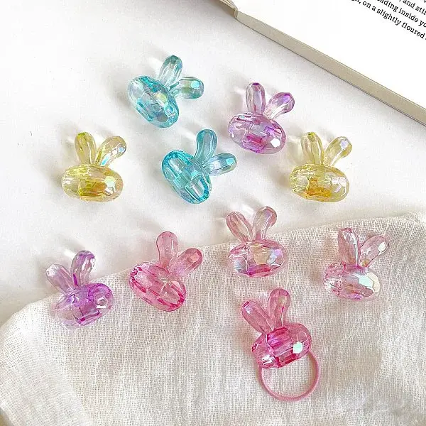 Transparent UV Plating Acrylic Beads