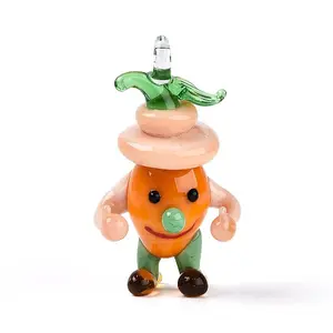 Handmade Lampwork Cartoon Onion Pendants