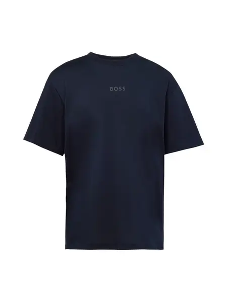 BOSS Tričko  námornícka modrá / čierna