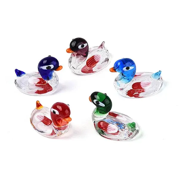 Handmade Lampwork Duck Display Decorations