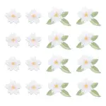 20Pcs 2 Styles Flower Embroidery Cloth Sew on Appliques