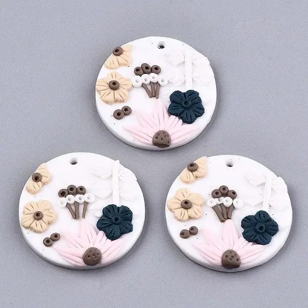 Handmade Polymer Clay Pendants