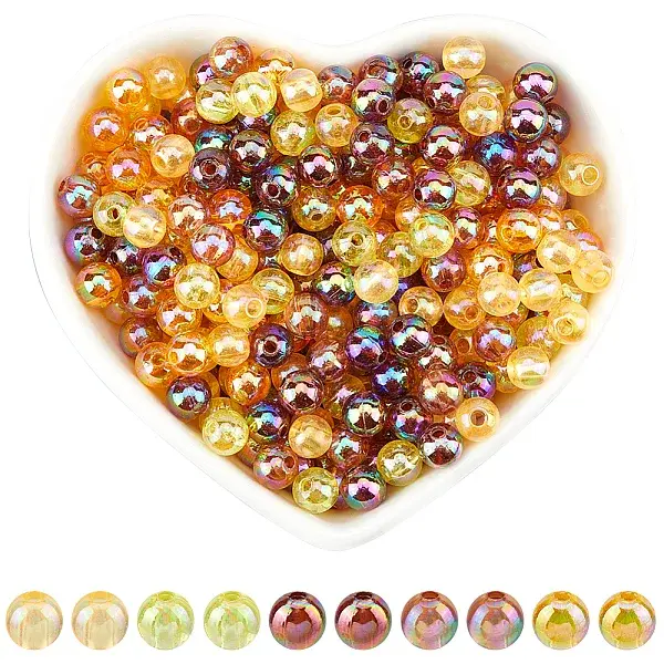 Thanksgiving Day Themed Transparent Acrylic Beads