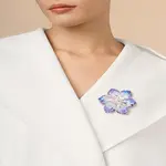 1Pc Flower Rhinestone Pins