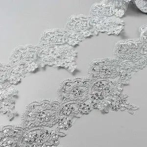 Polyester Flower Lace Ribbon