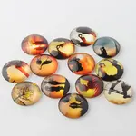 Half Round Love Dusk Photo Glass Dome Cabochons