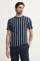 Bavlněné tričko Lindbergh tmavomodrá barva, 30-400259