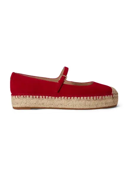 Lauren Ralph Lauren Espadrilky 'LUIZE'  červená