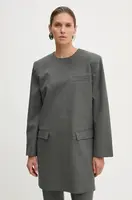 Šaty Gestuz šedá barva, mini, 10909408