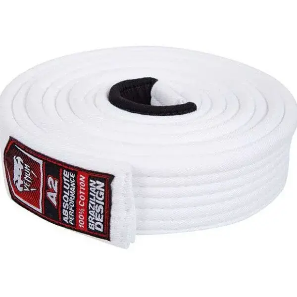 Venum BJJ BELT Opasok, biela, veľkosť 320