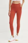 Tréninkové legíny Reebok LUX Collection oranžová barva, hladké, 100205604