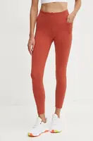 Tréninkové legíny Reebok LUX Collection oranžová barva, hladké, 100205604