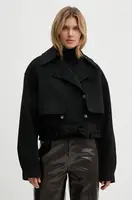 Nanushka krátká bunda ženská vlněná