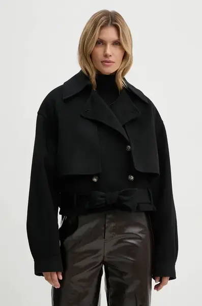 Nanushka krátká bunda ženská vlněná