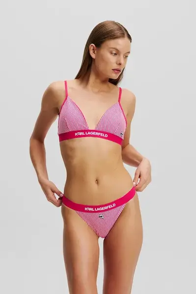 Bavlnené tangá nohavičky Karl Lagerfeld IKON