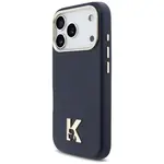 Zadní kryt KARL LAGERFELD case pro Apple iPhone 17 Pro compatible with MagSafe KLHMP17L5PGFKHGB, blue