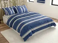 Krepové obliečky z Renforcé bavlny BLUE LINE modré Rozmer obliečky: 70 x 90 cm | 140 x 200 cm