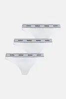 Tangá HUGO 3-pak TRIPLET THONG STRIPE
