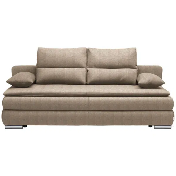 Livetastic ROZKLÁDACÍ POHOVKA, textil, hnědá
