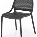 HALMAR Plastová židle K532 černá, CALVO
